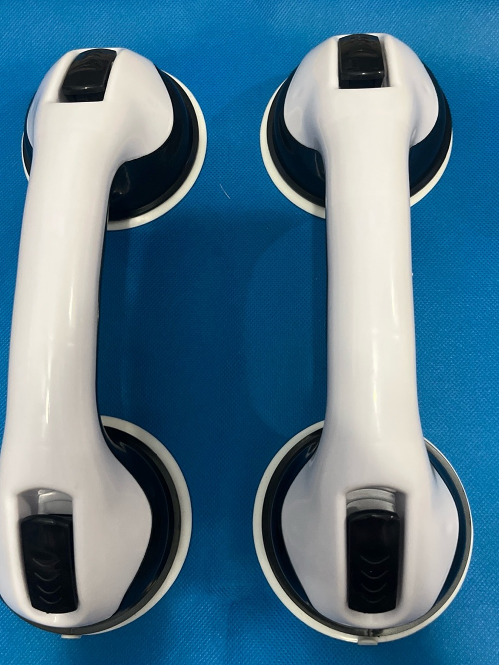 White Non-Slip Suction Safety Grab Bar - Pair open box new